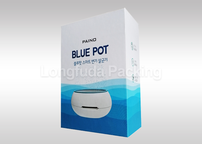 Electronic product packaging box